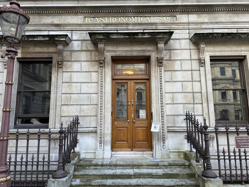 The Royal Astronomical Society’s headquarters at Burlington House in London.