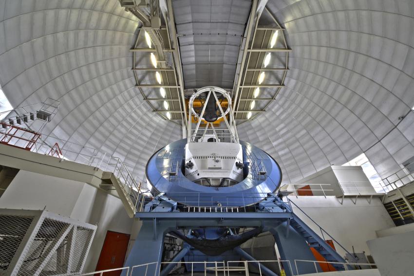 A picture of the Dark Energy Spectroscopic Instrument.