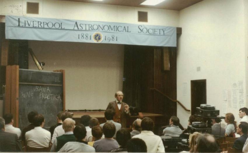 In 1988 Dr Chapman gave the first William Lassell Memorial Lecture at the Liverpool Astronomical Society.