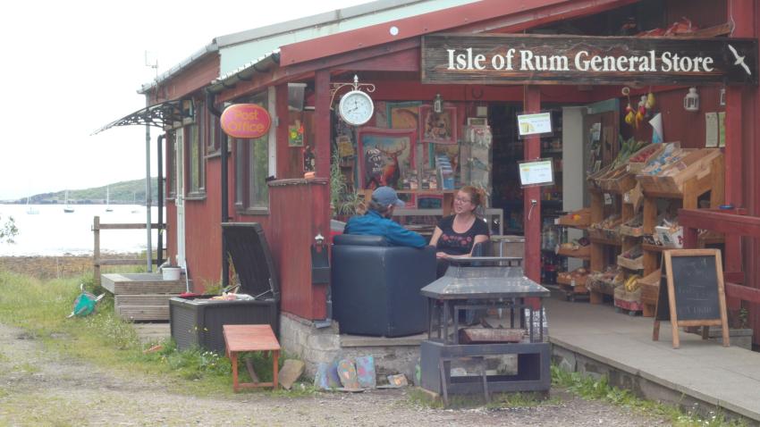 The island’s shopkeeper Jenny Thompson talks about what the Dark Sky Sanctuary designation could do for tourism on Rum.