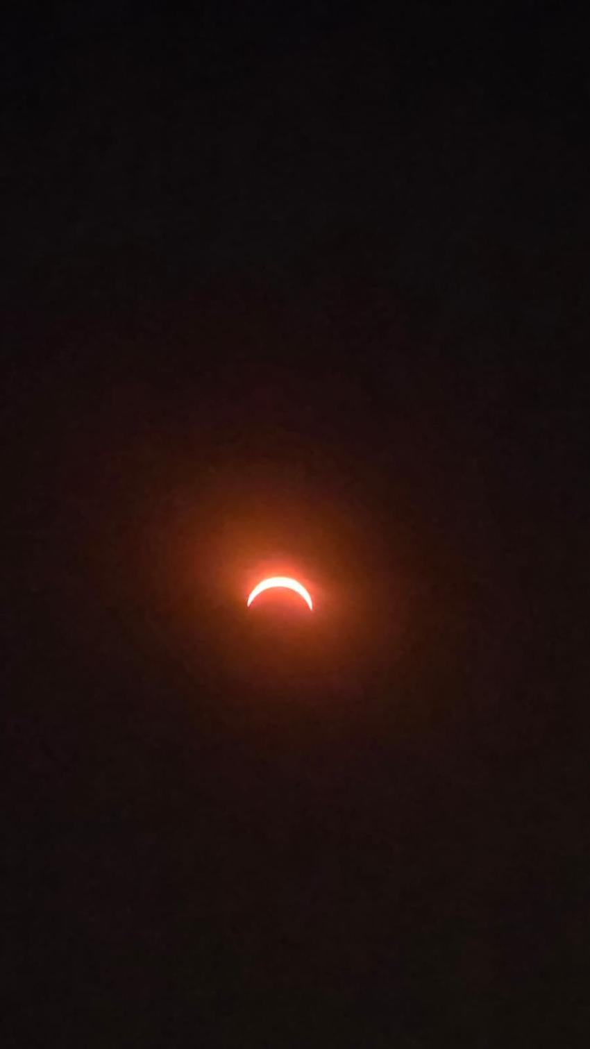 Cambridge University astrophysicist Hannah Petrovic took this image from West Drayton.
