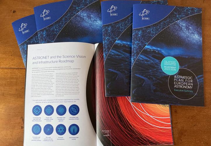 Photo of Astronet Roadmap document