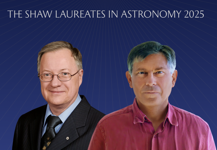 The 2022 Royal Astronomical Society Gold Medal winner Professor George Efstathiou (right) and Professor John Richard Bond (left) have jointly received the 2025 Shaw Prize in Astronomy.