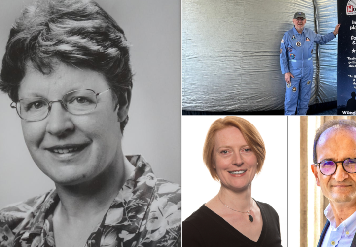 Professor Dame Jocelyn Bell Burnell (left) has been appointed a Companion of Honour for services to astronomy and physics and to diversity. Three other RAS Fellows including Dennis Ashton (top right) Professor Lyndsay Fletcher and Professor Raman Prinja (bottom right) were also recognised in the King's Birthday Honours.