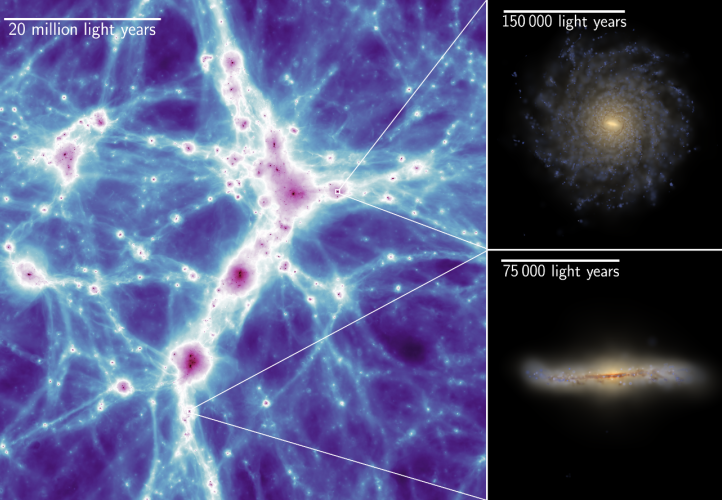 Visual impressions of the COLIBRE simulations