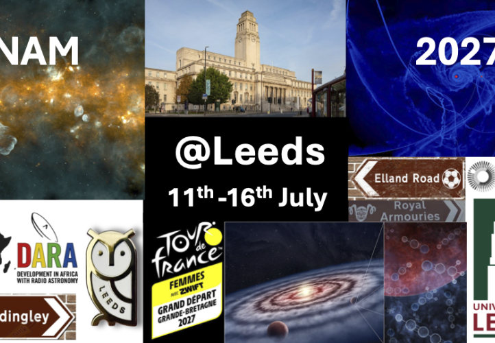 Promotional image for the University of Leeds hosting NAM2027.