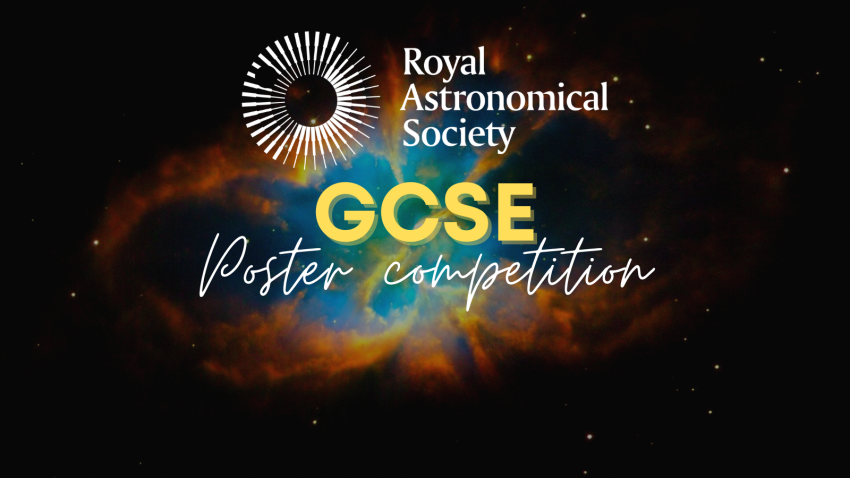 RAS logo and text reading "GCSE poster competition"