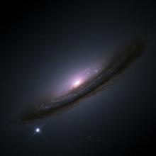 Type Ia supernova SN1994d pictured in its host galaxy NGC4526.